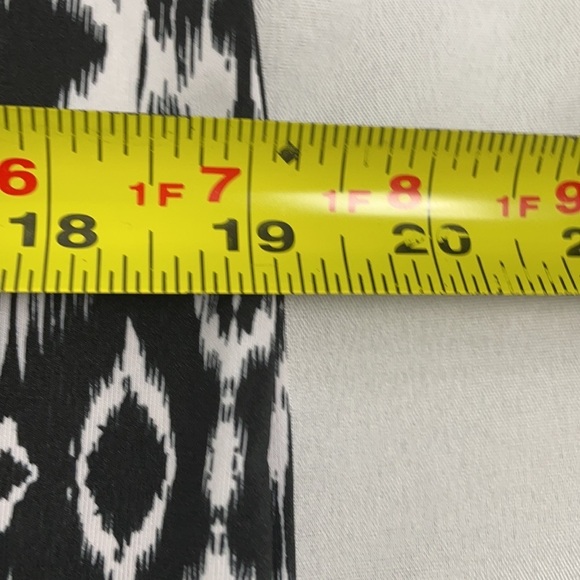 George Slip Dress Black and White Patterned - Picture 14 of 16